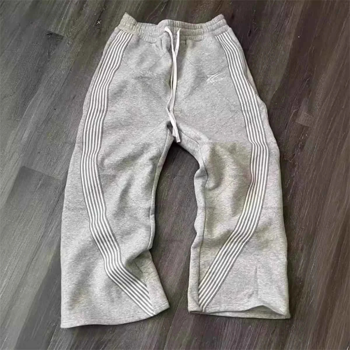 Y2K Tactical Cargo Pants - Camo Embroidered Sweatpants