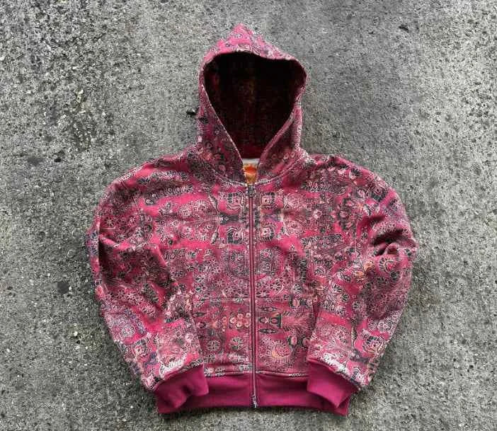Colorblock Zip Hoodie - Winter Streetwear