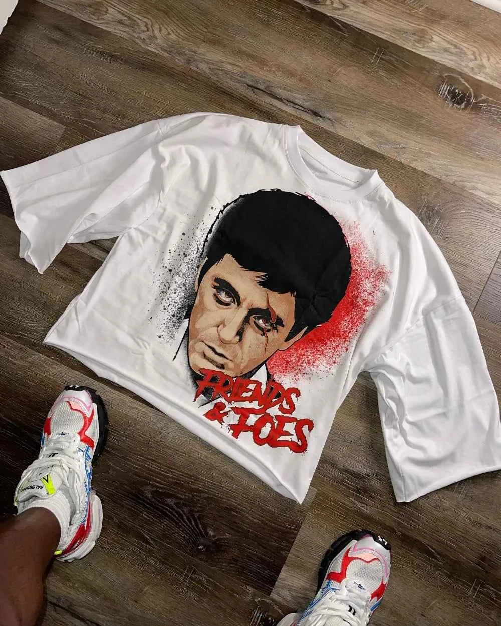 Golf Oscar Delta Friends and Foes Graphic Tee - Hip Hop Y2K