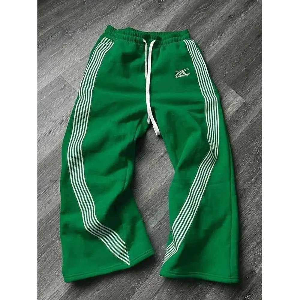 Y2K Tactical Cargo Pants - Camo Embroidered Sweatpants