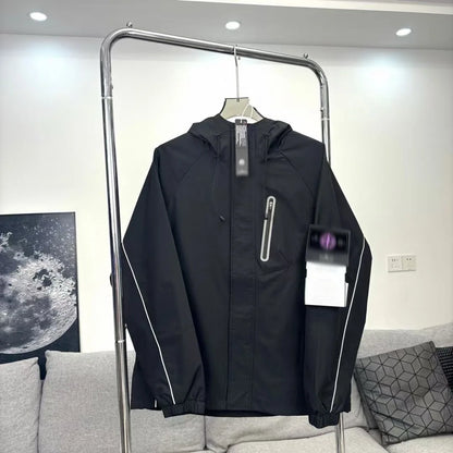 STONE ISLAND Unisex Reflective Softshell Jacket - Hooded