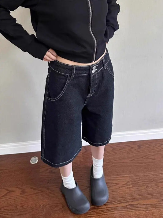TRENDY RAW WOMEN DENIM SHORT