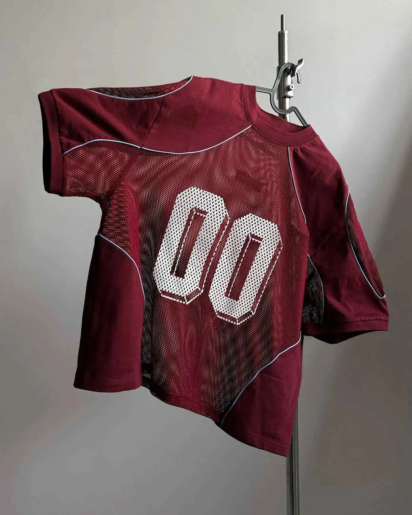 Mesh Patchwork Jersey - Digital Print Sportswear