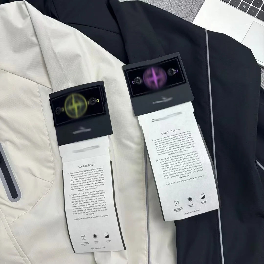 STONE ISLAND Unisex Reflective Softshell Jacket - Hooded