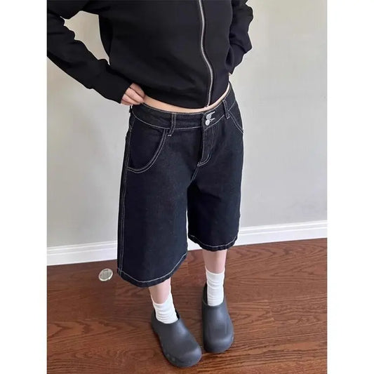 TRENDY RAW WOMEN DENIM SHORT