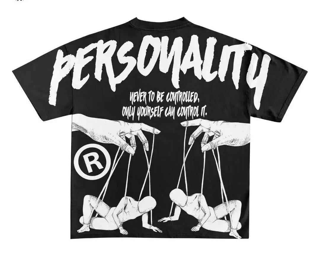 GOLF OSCAR DELTA Retro Goth Oversized T Shirt Limitless Design